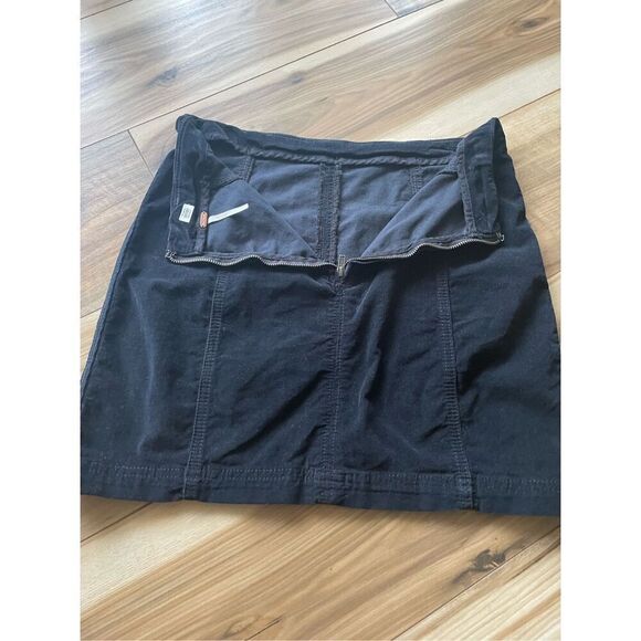 Free People Navy Blue Corduroy mini skirt S - Picture 4 of 7